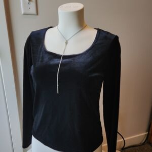 Coldwater creek vintage velvet top Petite size 6